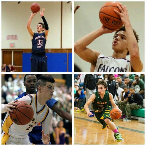 ..Nick Paquette - Smithtown West, Aaren Edmead - Deer Park, Nick Carbone - Oyster Bay, Brandon Hart - Ward Melville..