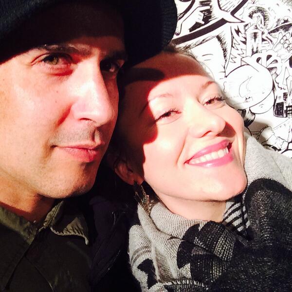 RT @SpiritANML: Posing next to Tim Banard's art at @ElKartel tonight. http://t.co/rYNUw5rjXV