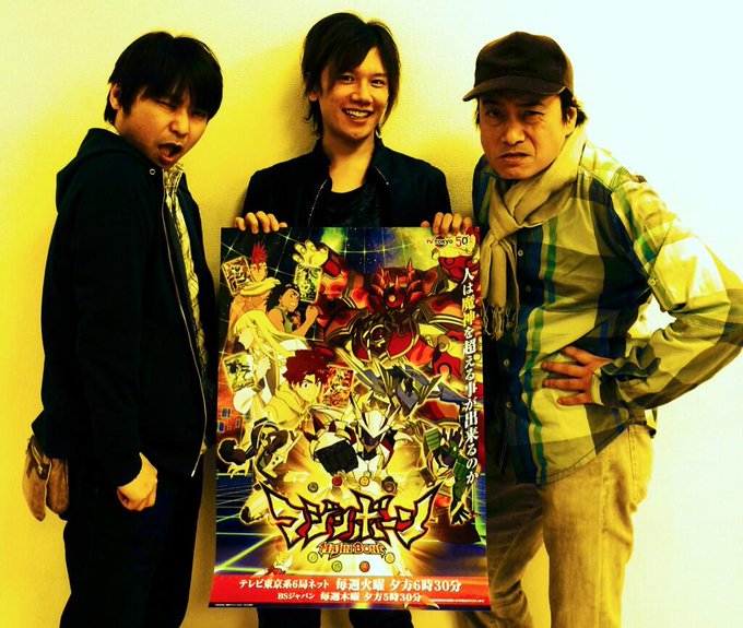 ♪KENN♪アニメ『マジンボーン』に平田広明さんと石田彰さんが参戦！！お二人の役どころは兄弟。写真でもわかる通り、とって