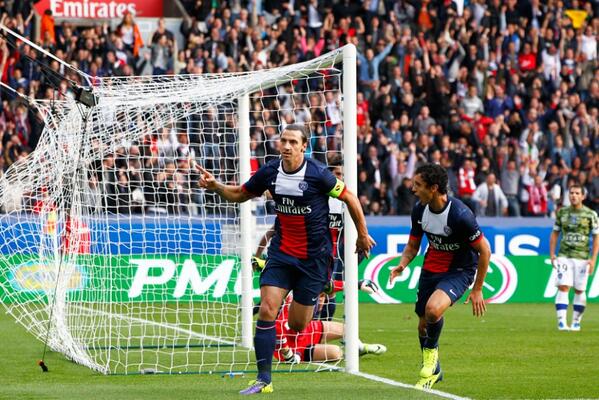 PSG striker Zlatan Ibrahimovic [via @PSG_Inside]