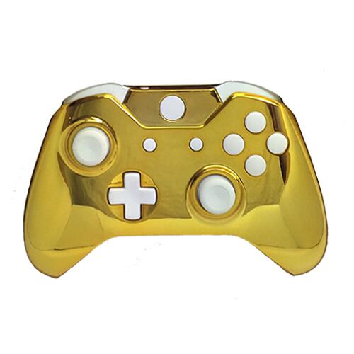 Brand New Release - Gold  White Xbox One Custom Controller #xboxone # ...