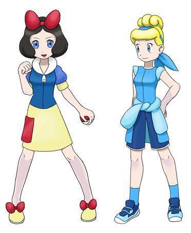 ポケモン風の白雪姫とシンデレラ ポケモン風の白雪姫とシンデレラ