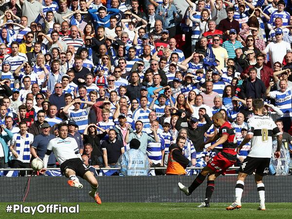 Bobby Zamora scores QPR's winner [via @PremierLeague]