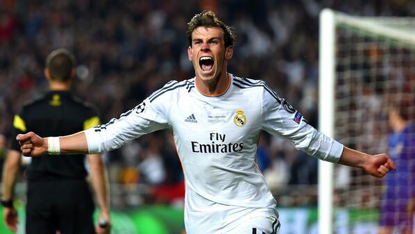 Bale after putting Real ahead [via @ChampionsLeague]