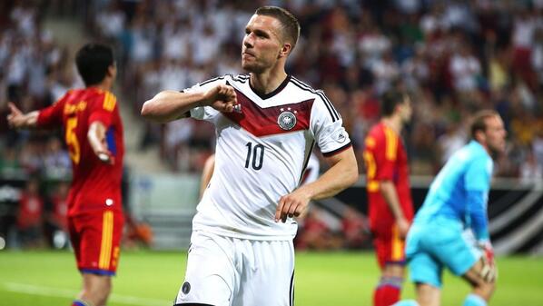 Podolski after scoring Germany's second [via @FIFAWorldCup]