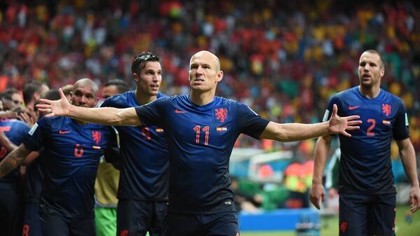 Robben puts Netherlands ahead [via @FIFAWorldCup]