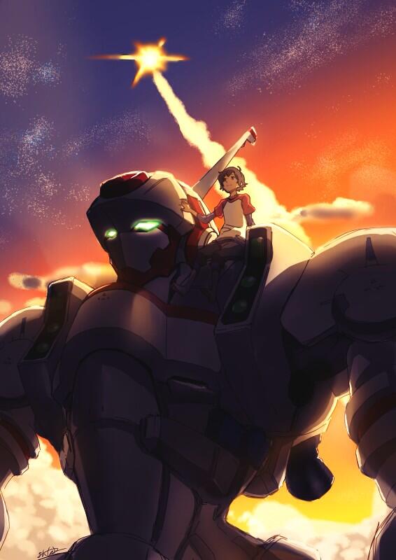今日はキャプテンアース!夜11時30分から!!!やで!!!「夕空とロケット」 今日はキャプテンアース!夜11時30分から!!!やで!!!「夕空とロケット」