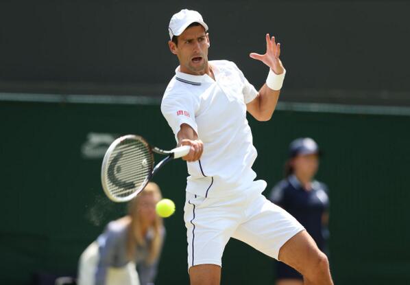 Djokovic dug deep to defeat Cilic [via @wimbledon]