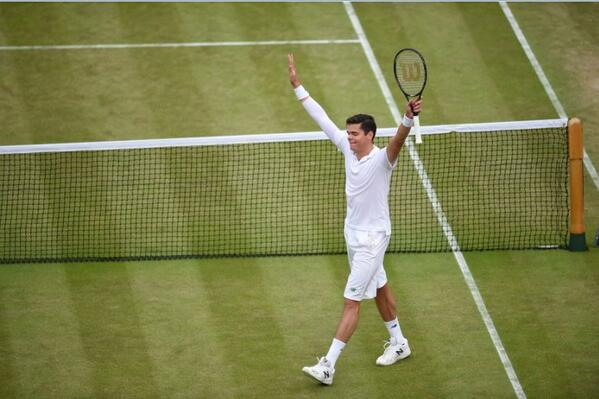 Raonic ended Kyrgios' fairytale run [via @wimbledon]