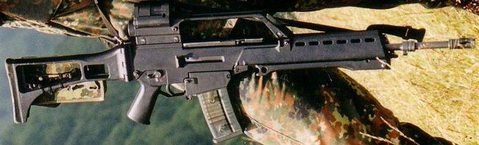 自分がサバゲーの時持ち込んだ、H&amp;KのG36という銃だ。プラパーツが多用されているため見た目から感じるほど重くな