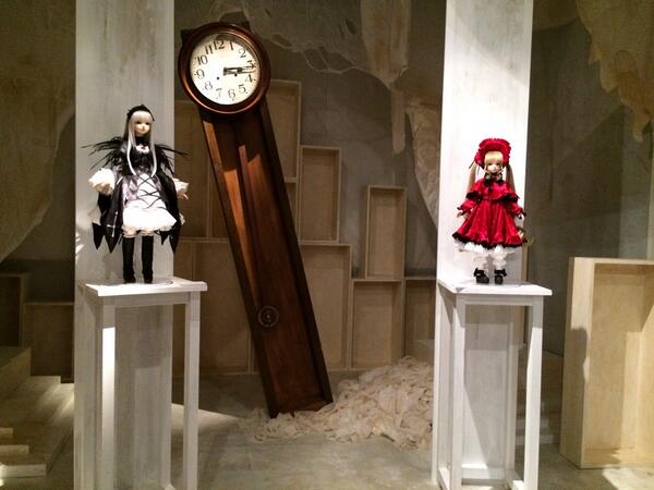 ローゼンメイデン展、7日(月)までです。よろしくお願いします。(すあま) ローゼンメイデン展、7日(月)までです。よろしくお願いします。(すあま)