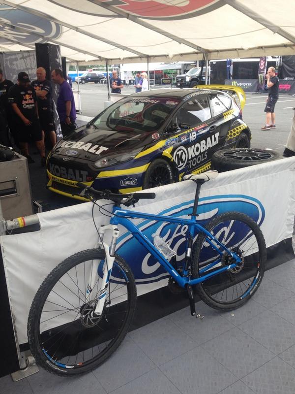Headed out for the Semifinal ! My two rides for the weekend look good! Don't you think? @LowesRacing @TrekBikes