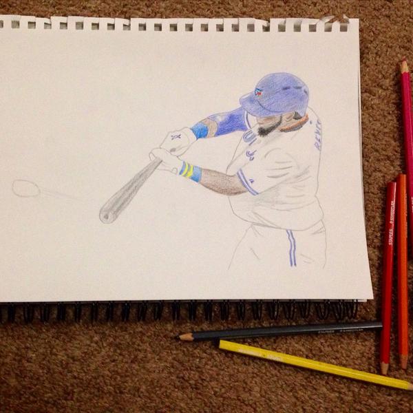 Picture I drew of @lamelaza_7 #toronto #faveplayer #bluejays #baseball #drawing http://t.co/mdsBHPh64F