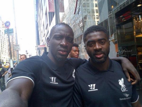 Photo of Mamadou Sakho  & his friend Kolo Touré