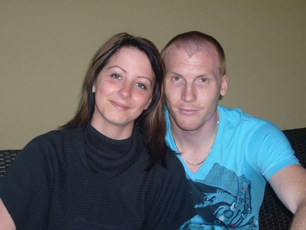 Jérémy Mathieu avec femme Sophie Mathieu 