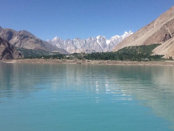Beauty in tragedy? Attabad Lake created by a landslide dam in January 2010. Gojal Valley, Hunza, north #Pakistan