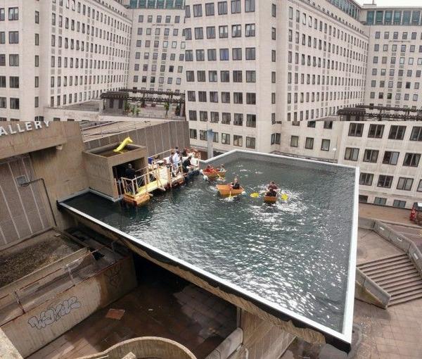 Boating on a rooftop - Hayward Gallery, London http://t.co/S4n2CIbCh4