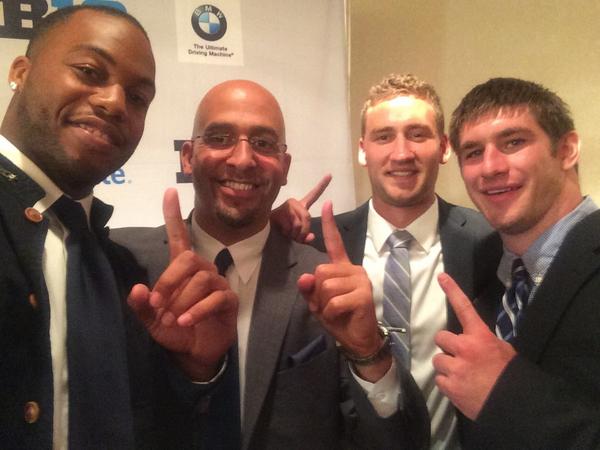 Having a blast repping #PSU with these guys. Lots to be excited about as season gets closer. #B1GMediaDay #107kStrong