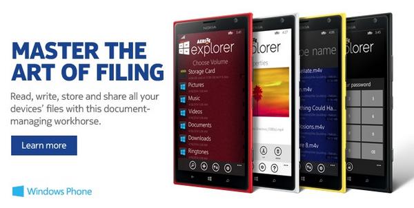 Take command with Aerize Explorer for Windows Phone 8.1