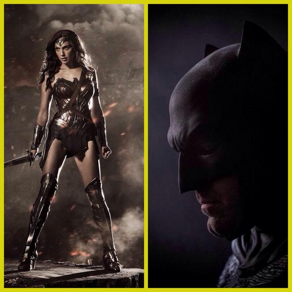 Did u see @ZackSnyder's tweet pic reveals of the Gal Gadot as Wonder Woman and Ben Affleck as Batman?