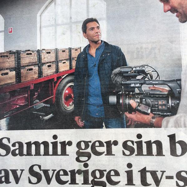 Missa inte premiären av #samirssverige, idag kl 15 på svt.se. #dinröst #svt 