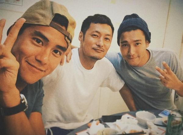 Photo of Shawn Yue  & his friend 