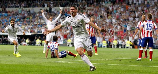 James after putting Real ahead in Supercopa de España [via @realmadrid]