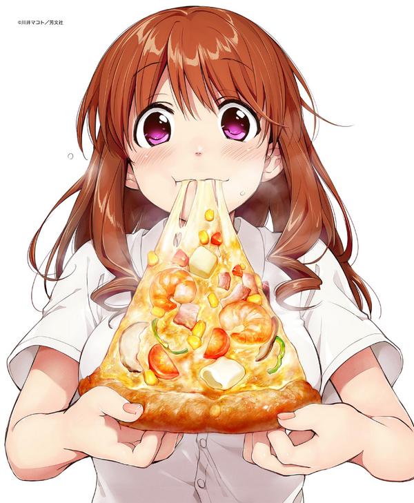 今日発売のまんがタイムきららミラク11月号。「幸腹グラフィティ」が表紙&巻頭カラーで登場です! 表紙はリョウ&ピザ!! 今日発売のまんがタイムきららミラク11月号。「幸腹グラフィティ」が表紙&巻頭カラーで登場です! 表紙はリョウ&ピザ!!