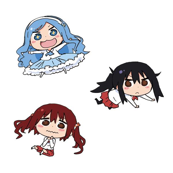 うまるちゃん以外にシルフィン、海老名ちゃん、きりえちゃんも描いたんですが、何故かきりえちゃんがいない・・・。バランス的に うまるちゃん以外にシルフィン、海老名ちゃん、きりえちゃんも描いたんですが、何故かきりえちゃんがいない・・・。バランス的に