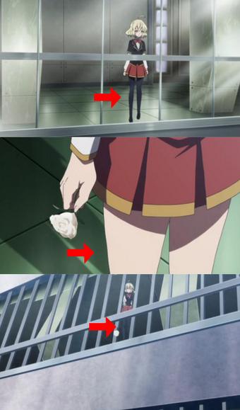 鳰ちゃんはタイツのはや着替えが得意。(悪魔のリドル) 鳰ちゃんはタイツのはや着替えが得意。(悪魔のリドル)