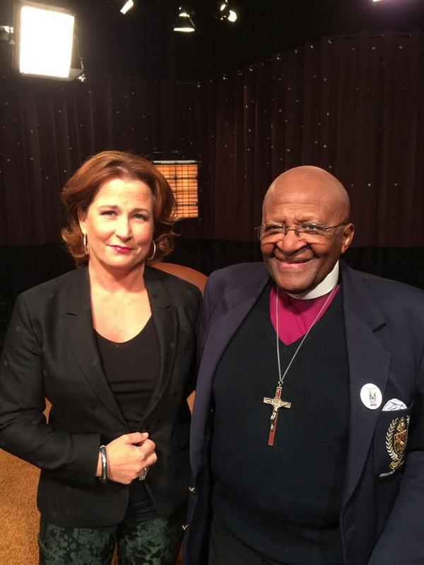 Just intervjuat en gigant. Desmond Tutu i #minsanning tisdag 20.00 SVT2. En stark upplevelse. Missa inte detta! 