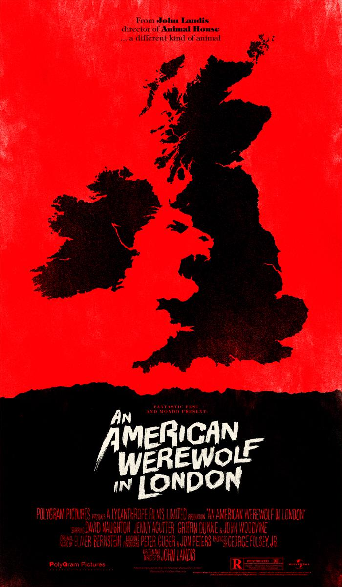 “@Dr_Giallo AN AMERICAN WEREWOLF IN LONDON (1981) by John Landis Mondo #poster by Olly Moss #horror http://t.co/SYDmcPatrY” @ColinJMcCracken