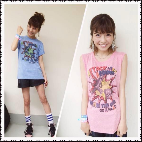 ONE PIECE × AAA コラボTシャツ 可愛い!!元気コーデでアガる↑↑ ONE PIECE × AAA コラボTシャツ 可愛い!!元気コーデでアガる↑↑