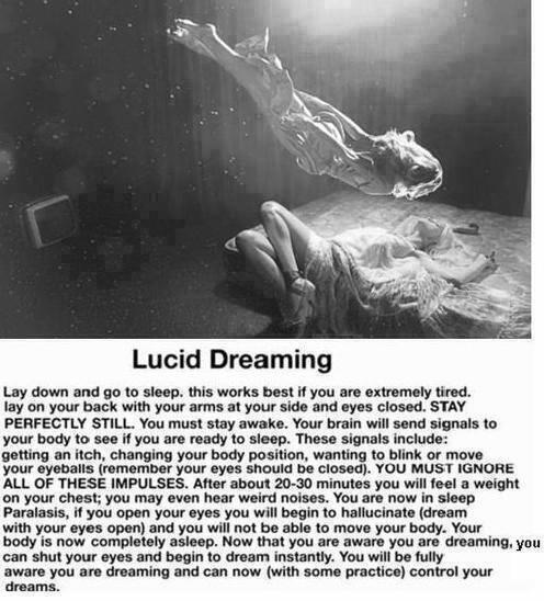 Lucid Dreaming: http://t.co/oonE6DSzsg