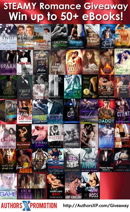 Win Up To 50+ Steamy Romance eBooks! #win #giveaway #romance Win Up To 50+ Steamy Romance eBooks! #win #giveaway #romance