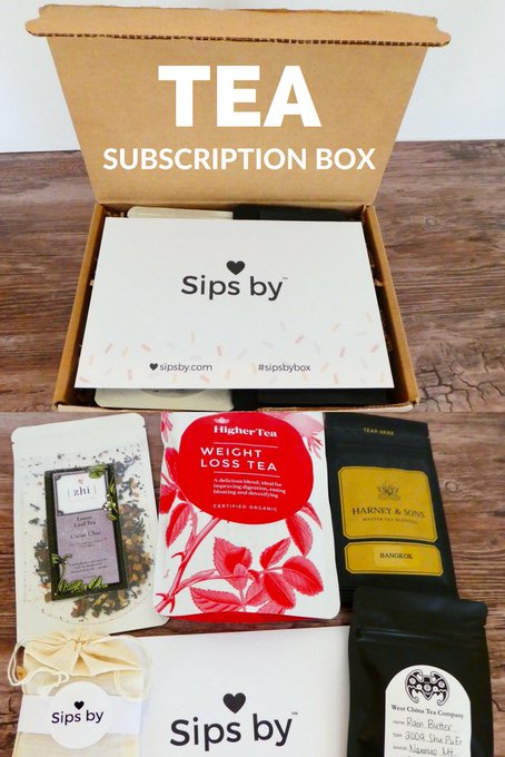 Tea Subscription Box: Sips by & Giveaway Tea Subscription Box: Sips by & Giveaway