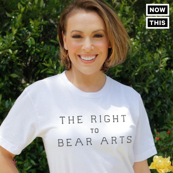 RT @nowthisnews: .@Alyssa_Milano is out here fighting for the right to bear arts (via @oppstn) https://t.co/RE87RqBAnV