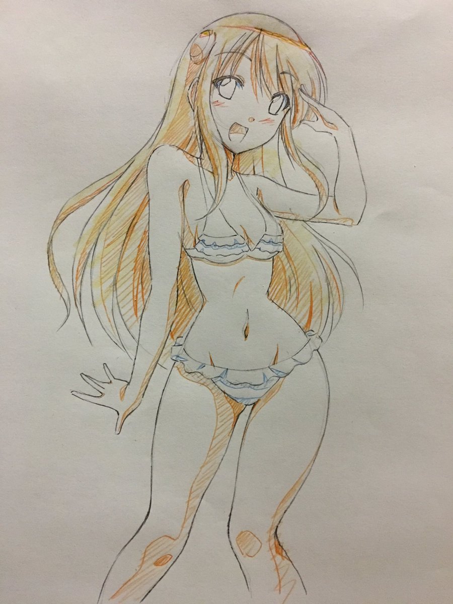 ユミナ描いた(水着3巻参)#イセスマ ユミナ描いた(水着3巻参)#イセスマ