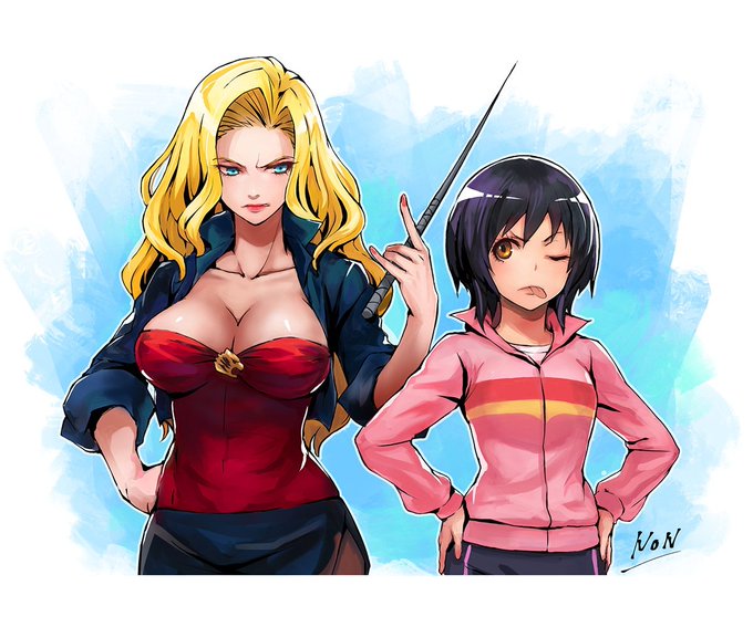 タイガーマスクWよりミスX&春菜ちゃん一番好きなのはタイガー・ザ・ダークなんだけど(笑)時間ができたらまた描こう#タイガ タイガーマスクWよりミスX&春菜ちゃん一番好きなのはタイガー・ザ・ダークなんだけど(笑)時間ができたらまた描こう#タイガ