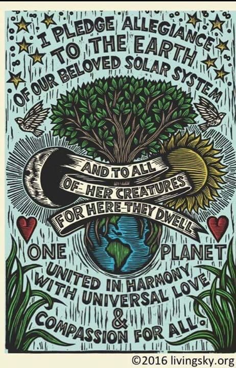I pledge allegiance to the EARTH.... #EarthDay #ScienceMarch https://t.co/FbE4mSHWyH
