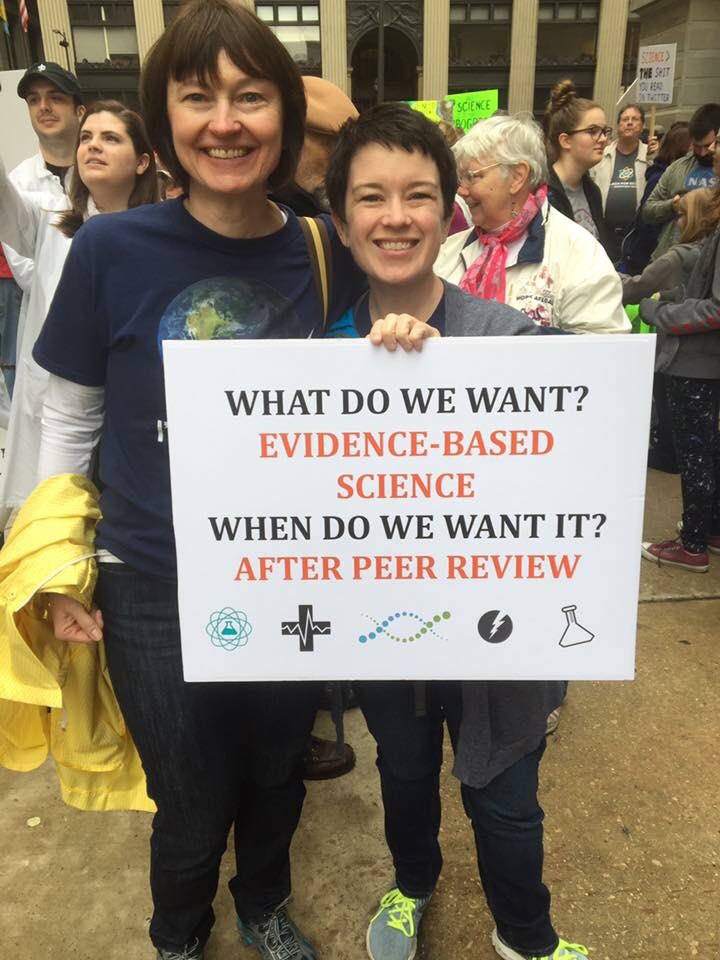 RT @Klarevas: My friends Ashley and Karen with the best poster at today's #MarchforScience https://t.co/Ck7GkHo0ro