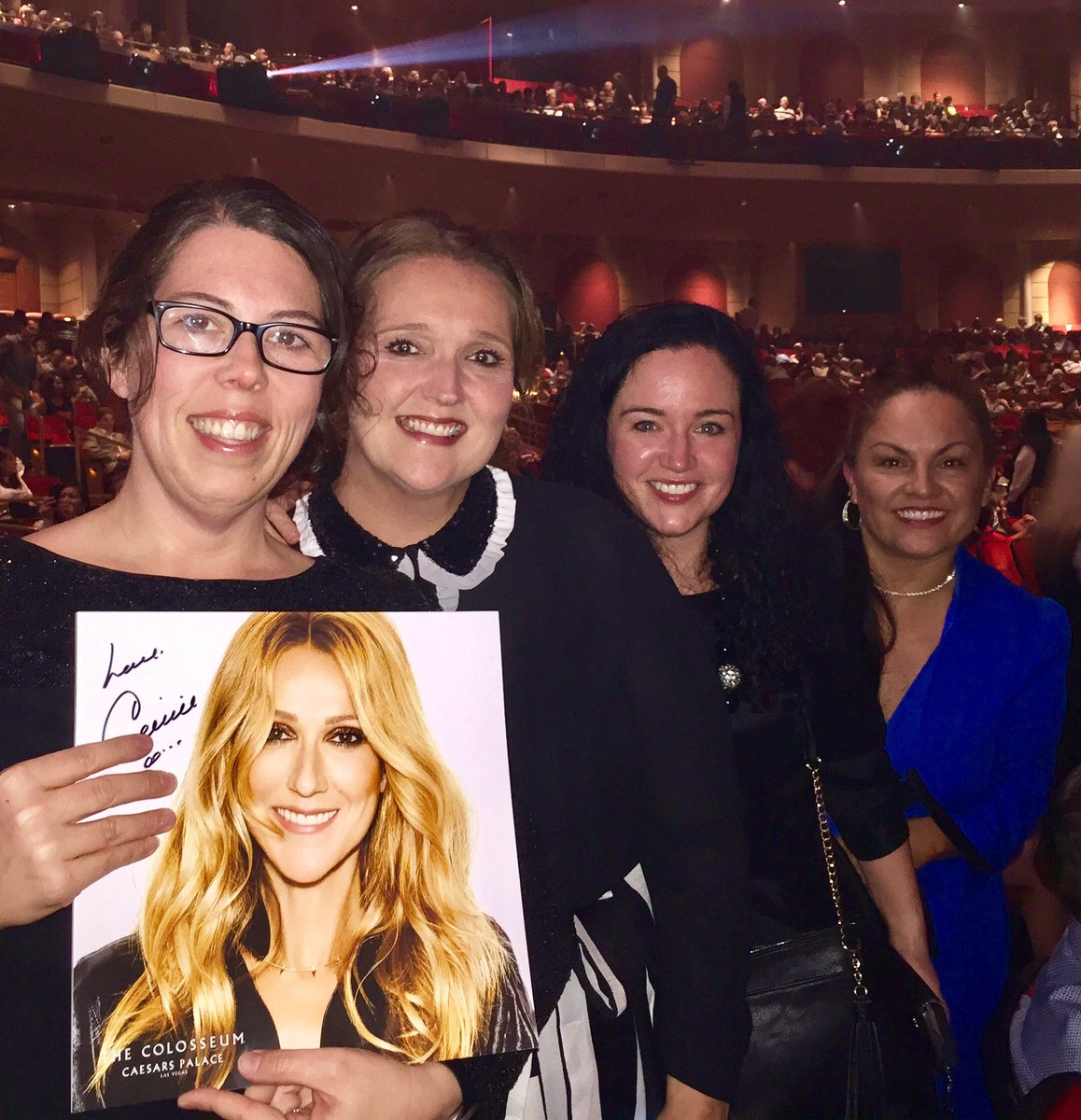 Congratulations Shelly! Enjoy the show ;-) - TC #celinedionvegas https://t.co/jgI6SHCwOi