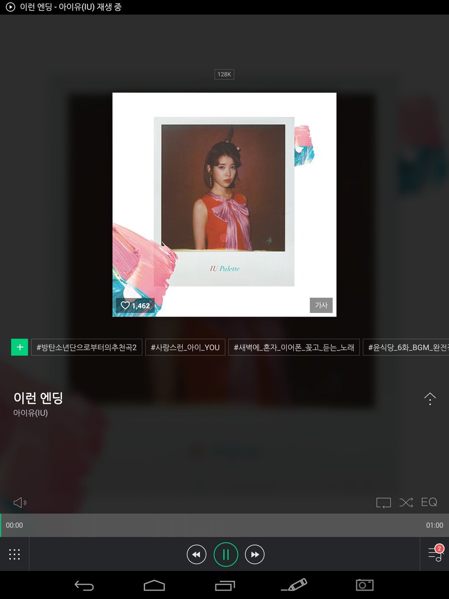 아이유 팔레트 IU 인기가요 서든어택 PALETTE 앨범 ____HOSHI____HO