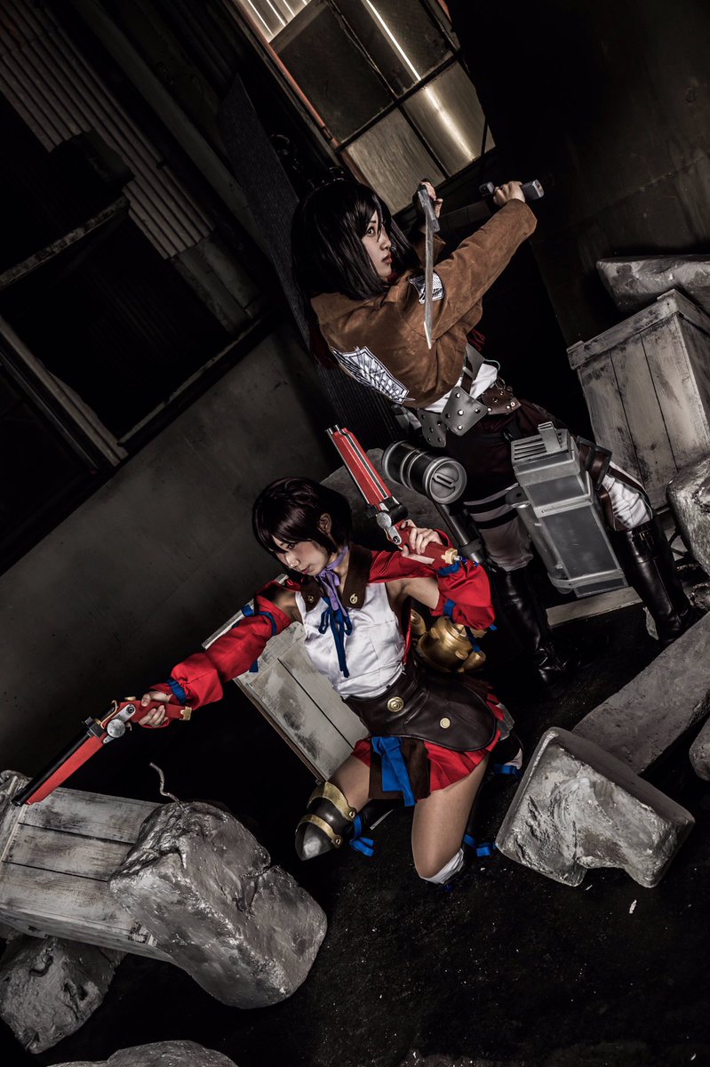 甲鉄城のカバネリ/無名※クロスオーバー注意※戦う女子併せからカバネリ無名🔫×進撃ミカサ⚔最高にcoolだぜ!!!😎😎😎ミ 甲鉄城のカバネリ/無名※クロスオーバー注意※戦う女子併せからカバネリ無名🔫×進撃ミカサ⚔最高にcoolだぜ!!!😎😎😎ミ