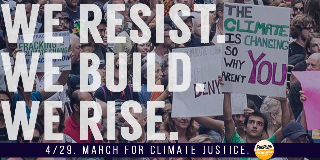Join the #ClimateMarch on 4/29 in DC to fight for climate justice. RSVP here: https://t.co/HP8p0cMixP https://t.co/LWAN9K09dn