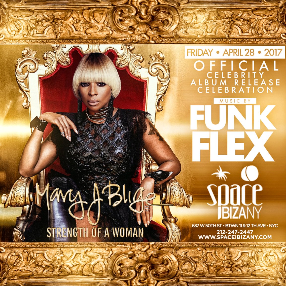 Celebrate #StrengthOfAWoman with me and @funkflex this Friday at @spaceibizany ???? https://t.co/Rk78oA7xdE