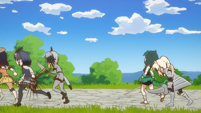 ハシビロコウが持ってるの獣の槍じゃん!!けものフレンズだけに。タツキ監督がうしおととらのファンだったならあのラスボス戦も ハシビロコウが持ってるの獣の槍じゃん!!けものフレンズだけに。タツキ監督がうしおととらのファンだったならあのラスボス戦も