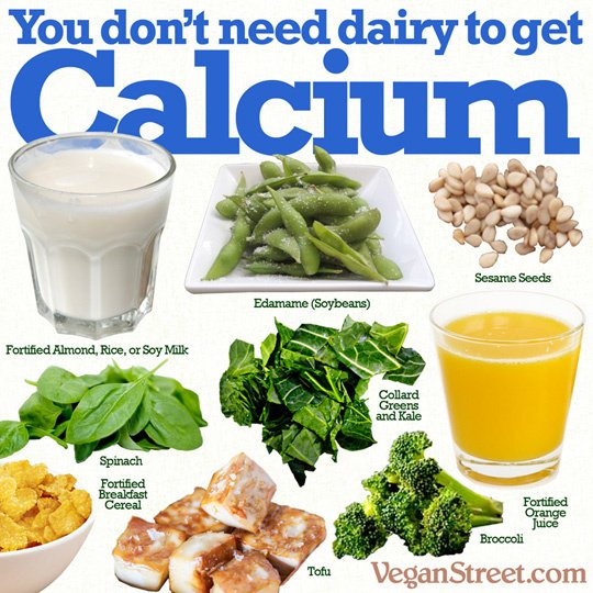 RT @veganfuture: You don't need dairy to get calcium #DitchDairy #GoVegan https://t.co/R3X3GOlhsF