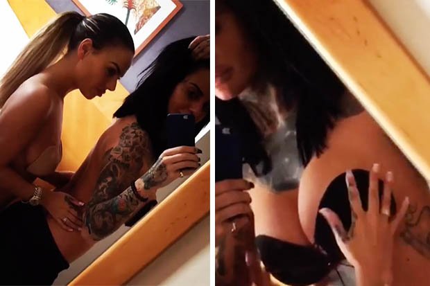 RT @Daily_Star: .@jem_lucy goes girl-on-girl with @ChantelleGShore as they fondle assets https://t.co/jWkfiirhFX https://t.co/mIHLan4Hx0