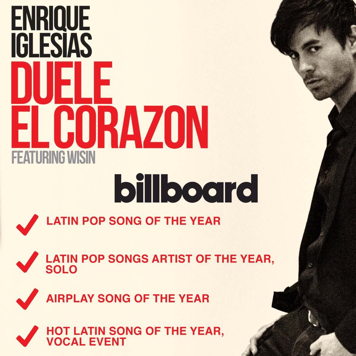 Gracias por su apoyo siempre @billboardlatin https://t.co/GojdcA72KA